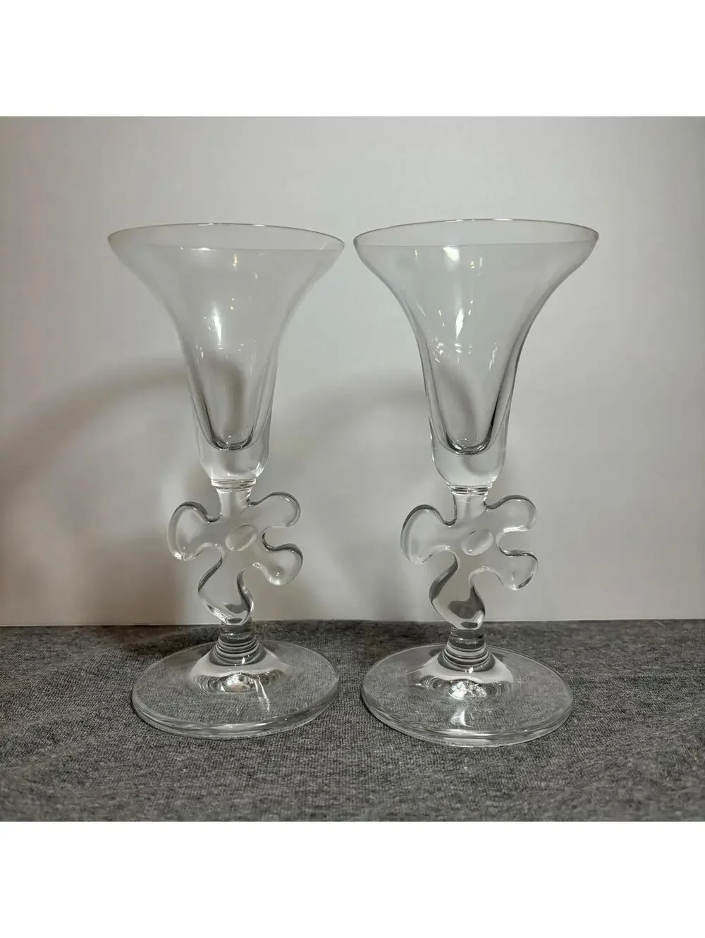 Marc Aurel Flower Glasses - pair